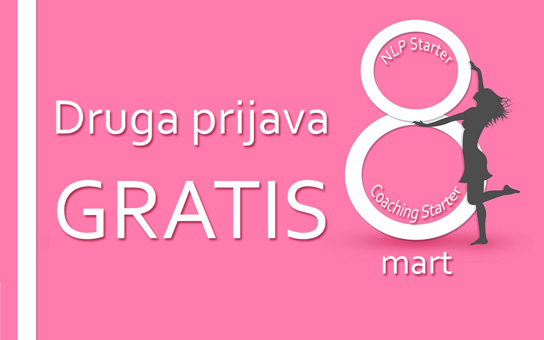 Druga prijava GRATIS: iskoristite našu osmomartovsku ponudu